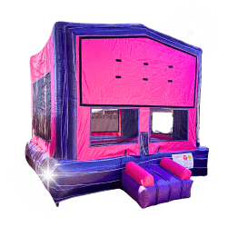 Pink and Purple Marble Bounce House